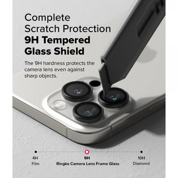 Ringke iPhone 16 Pro/iPhone 16 Pro Max Kamerabeskyttelse Kameralinse Ramme 2-pak