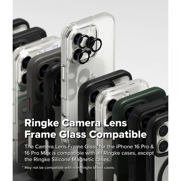 Ringke iPhone 16 Pro/iPhone 16 Pro Max Kamerabeskyttelse Kameralinse Ramme 2-pak