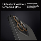 Spigen iPhone 16 Pro/Pro Max/17 Pro/Pro Max Kamerabeskyttelse GLAS.tR EZ Fit Optik Pro 2-pak Desert Titanium