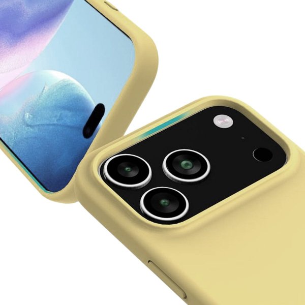 Rvelon iPhone 17 Pro Max Cover Silikone MagSafe Gul