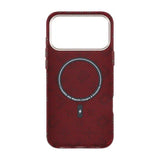 iPhone 17 Pro Cover Aramidfiber MagSafe Tekst Rød
