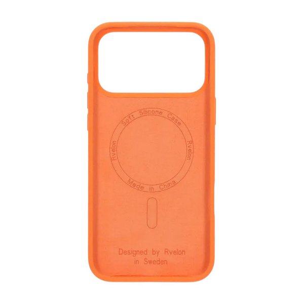 Rvelon iPhone 17 Pro Silikone MagSafe Cover Orange