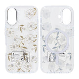 iPhone 16 Cover Mønster MagSafe Blomstergrene