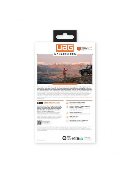 Urban Armor Gear (UAG) Samsung Galaxy S25 Plus Cover Monarch Pro MagSafe Carbon Fiber