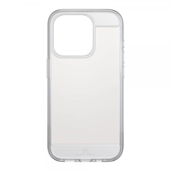 Black Rock iPhone 15 Pro Cover Air Robust Case Transparent