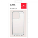 Black Rock iPhone 15 Pro Cover Air Robust Case Transparent