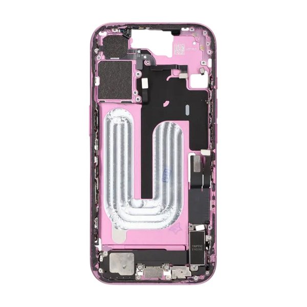 Mellemramme med smådele til iPhone 16 - Lilla OEM