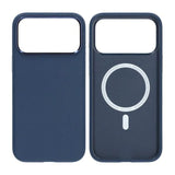 iPhone 17 Pro Cover Kunstlæder MagSafe Blå