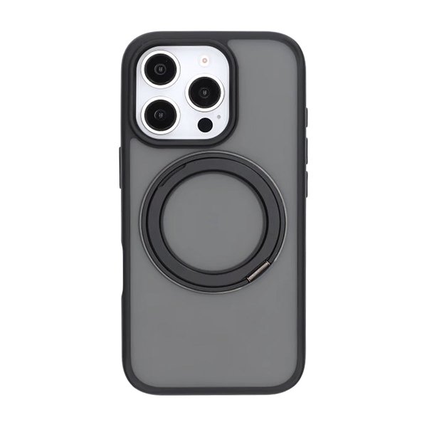 iPhone 16 Pro Cover Roterbart MagSafe Stativ Sort
