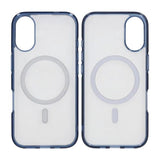 iPhone 17 Cover Transparent MagSafe Blå