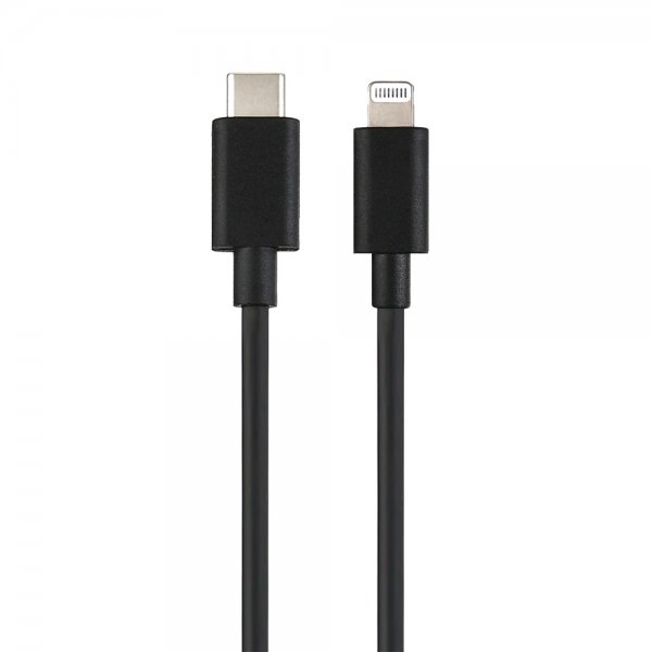 Champion Oplader med kabel Fast Charger Kit USB-C til Lightning 20W Sort