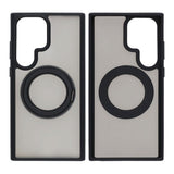 Samsung Galaxy S23 Ultra Cover Roterbart MagSafe Stativ Sort