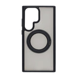 Samsung Galaxy S23 Ultra Cover Roterbart MagSafe Stativ Sort