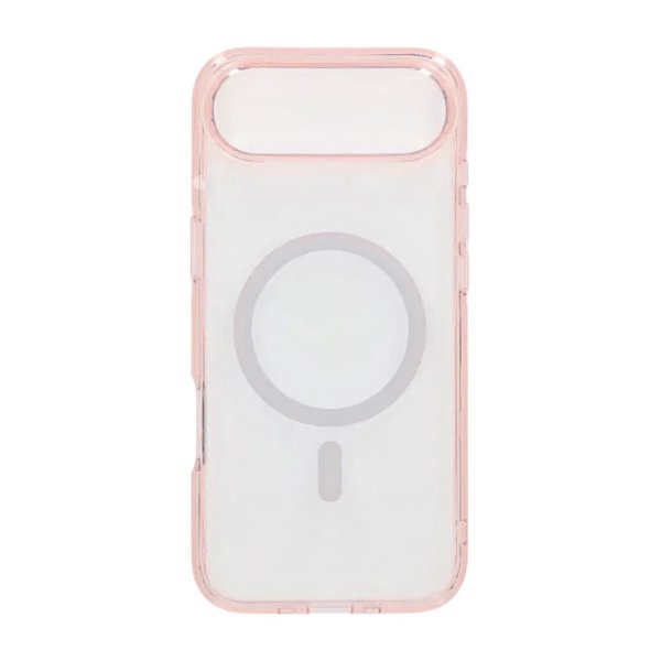 iPhone Air Cover TPU MagSafe Rosa Transparent