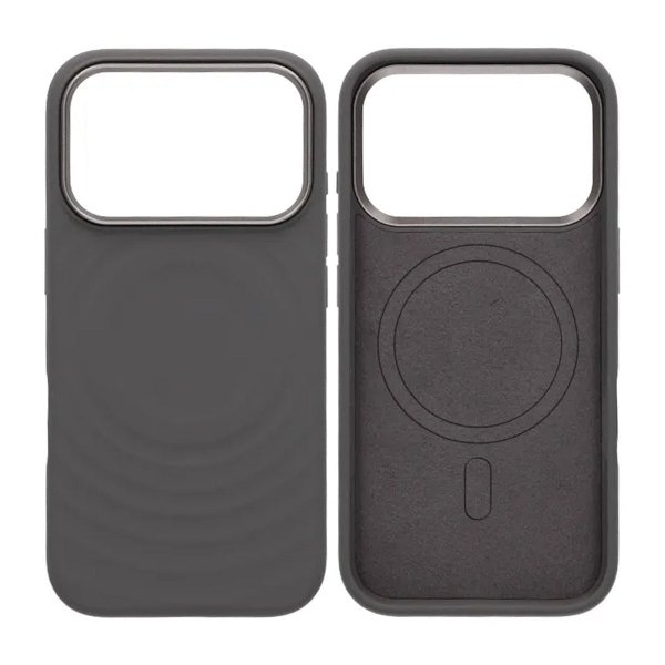 iPhone 17 Pro Cover Silikone MagSafe Mørkegrå