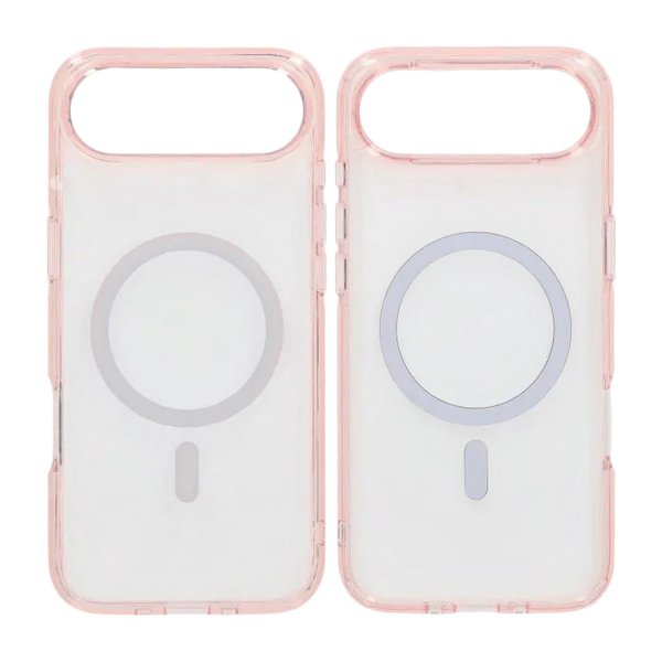 iPhone Air Cover TPU MagSafe Rosa Transparent