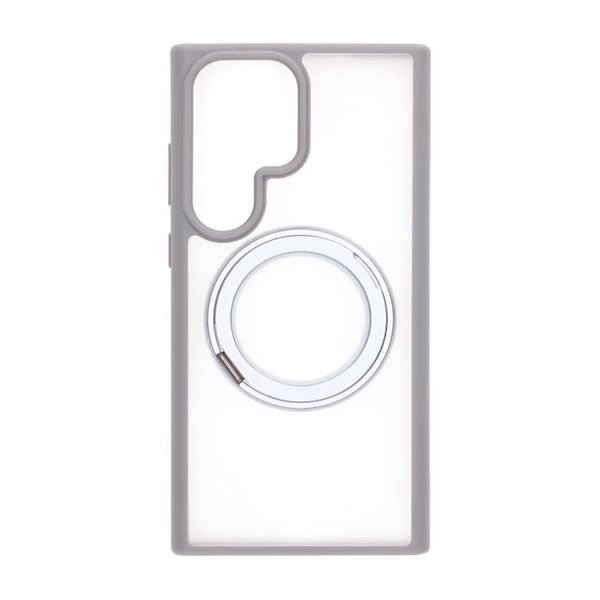 Samsung Galaxy S23 Ultra Cover Roterbart MagSafe Stativ Grå