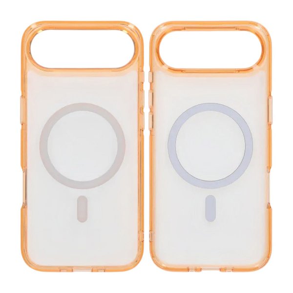 iPhone Air Cover TPU MagSafe Orange Transparent