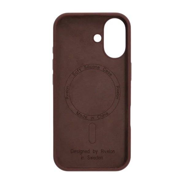 Rvelon iPhone 17 Cover Silikone MagSafe Brun