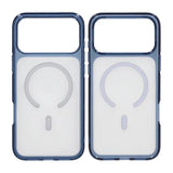 iPhone 17 Pro Max Cover Gennemsigtig MagSafe Blå