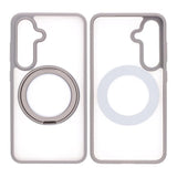 Samsung Galaxy S24 Cover Roterbart MagSafe Stativ Grå