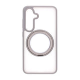 Samsung Galaxy S24 Cover Roterbart MagSafe Stativ Grå
