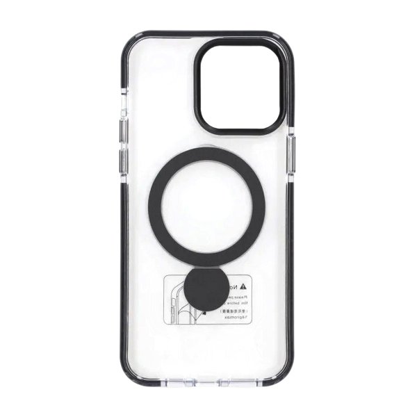 iPhone 15 Pro Max Cover Ringstativ MagSafe Sort