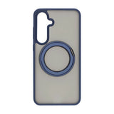 Samsung Galaxy S24 Plus Cover Roterbart MagSafe Stativ Blå