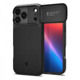 Spigen iPhone 17 Pro Cover Optik Armor MagFit Sort