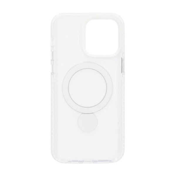 iPhone 14 Pro Cover Ringstativ MagSafe Transparent