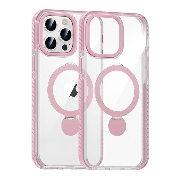iPhone 15 Pro Cover Ringstand MagSafe Rosa