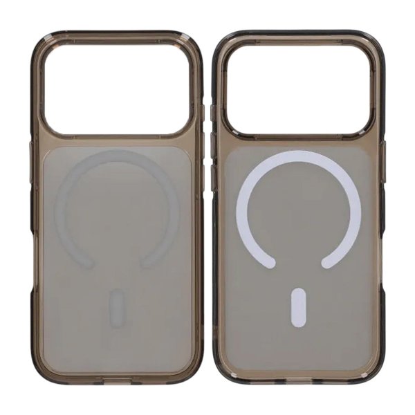 iPhone 17 Pro Cover TPU MagSafe Sort Transparent