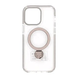 iPhone 14 Pro Max Cover Ringstativ MagSafe Sort Transparent
