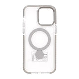 iPhone 15 Pro Cover Ringstativ MagSafe Sort Transparent