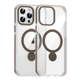 iPhone 15 Pro Max Cover Ringstativ MagSafe Sort Transparent