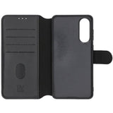 Rvelon Samsung Galaxy S25 Edge Etui 4 Kortlommer Sort
