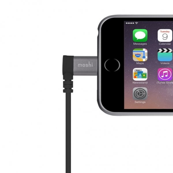 Moshi Lightning til USB-kabel Vinklet 1,5 m