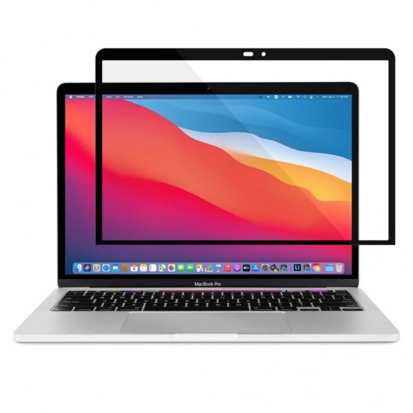 Moshi iVisor XT MacBook Air/Pro 13 Skærmbeskytter Fuld Størrelse Sort