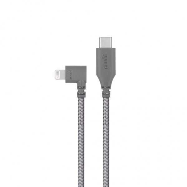 Moshi Integra Kabel Lightning til USB-C Vinklet 1.5 m