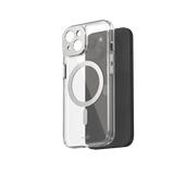 Moshi iPhone 15 Cover iGlaze MagSafe Luna Silver