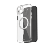Moshi iPhone 15 Plus Cover iGlaze MagSafe Luna Silver