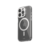 Moshi iPhone 15 Pro Cover iGlaze MagSafe Luna Silver