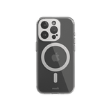 Moshi iPhone 15 Pro Cover iGlaze MagSafe Luna Silver
