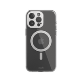 Moshi iPhone 15 Pro Max Cover iGlaze MagSafe Luna Silver