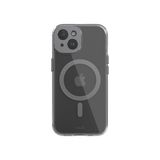 Moshi iPhone 15 Cover iGlaze MagSafe Meteorite Gray