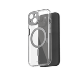 Moshi iPhone 15 Cover iGlaze MagSafe Meteorite Gray