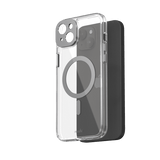 Moshi iPhone 15 Plus Cover iGlaze MagSafe Meteorite Grey