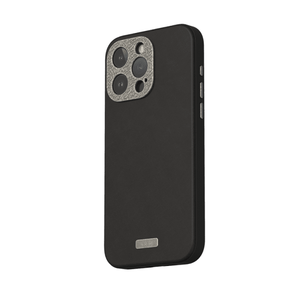 Moshi iPhone 15 Pro Max Cover Napa MagSafe Midnight Black