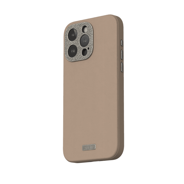 Moshi iPhone 15 Pro Max Cover Napa MagSafe Woodsmoke Brown