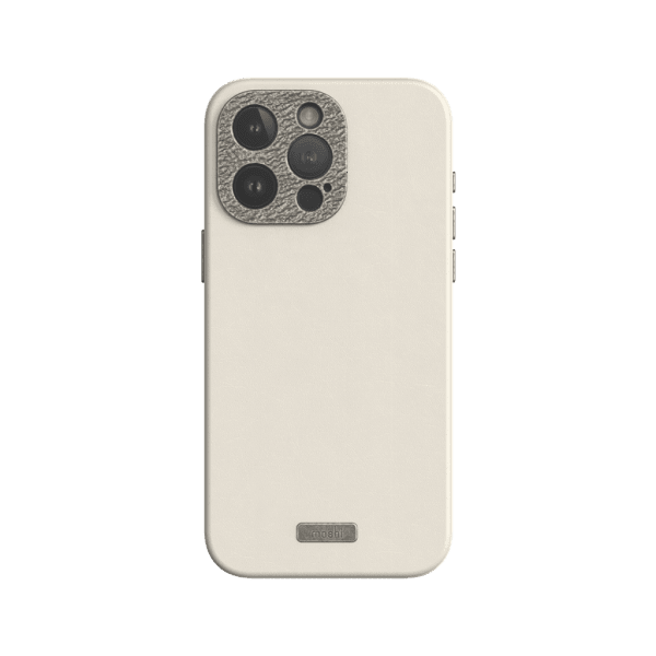 Moshi iPhone 15 Pro Max Cover Napa MagSafe Eggnog White